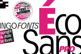 Éco Sans Pro Upright Italic Typeface for Bold Campaigns